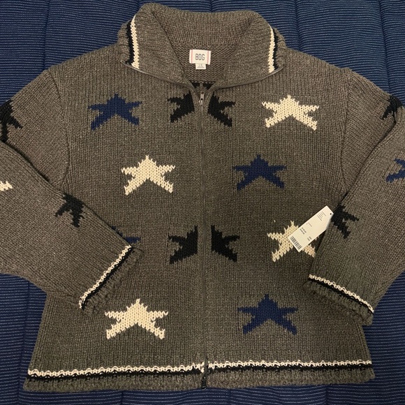 Urban Outfitters star crochet cardigan
